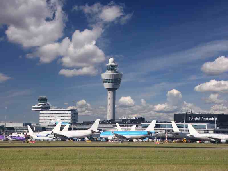 KLM at Schiphol Amsterdam Airport