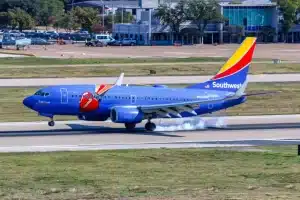 Southwest Airlines Boeing 737 at Love Field