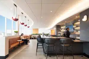 Air Canada Cafe Lounge at Quebec City Airport