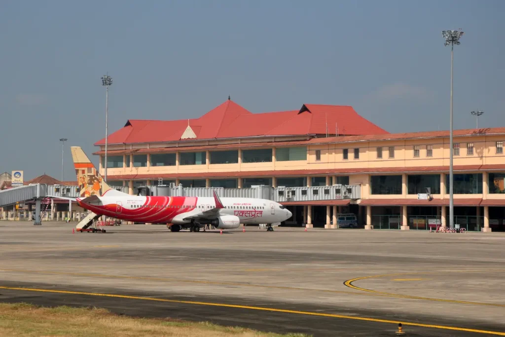 Air India Express Boeing 737 parked at Cochin International Airport